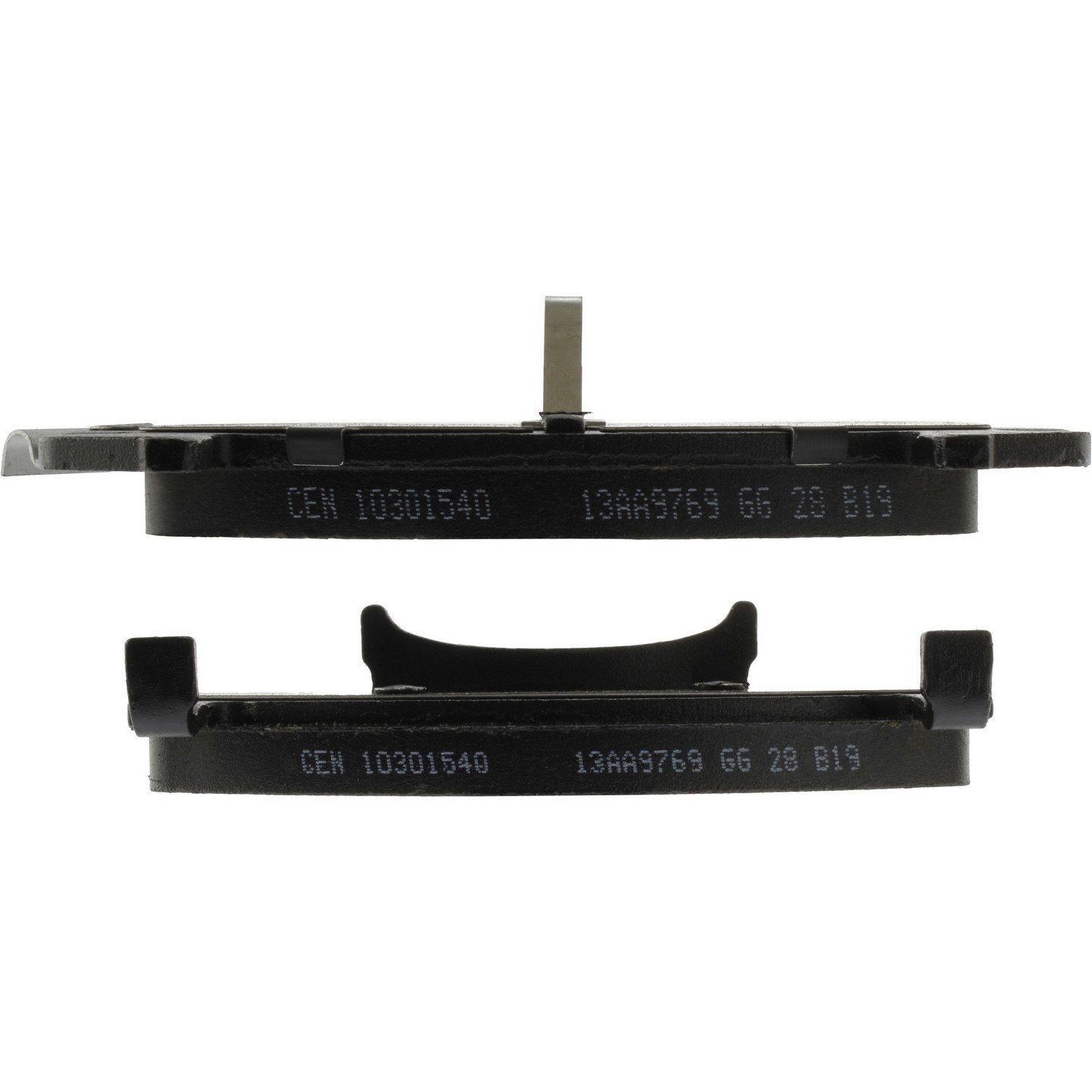 Side View of Front Disc Brake Pad Set CENTRIC 103.01540