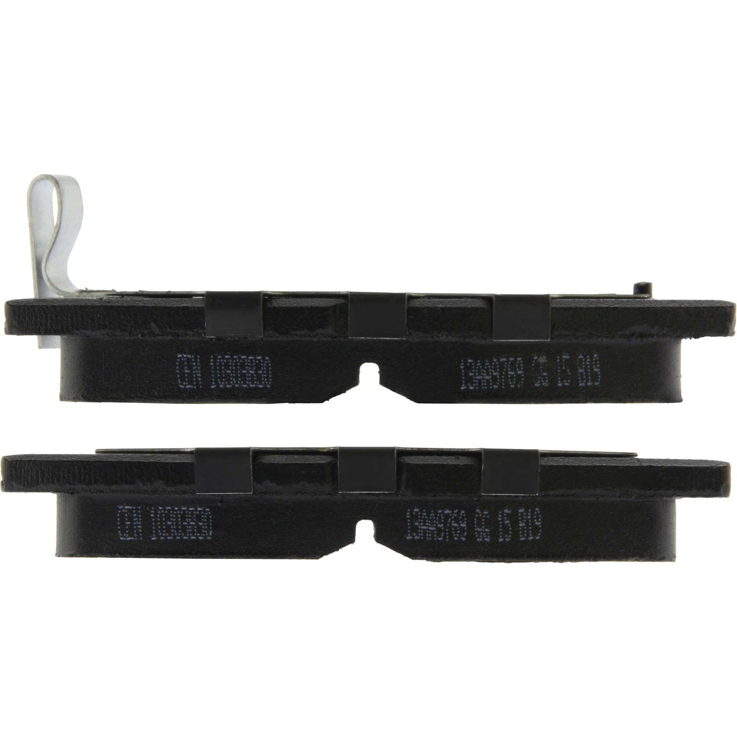 Side View of Rear Disc Brake Pad Set CENTRIC 103.03830