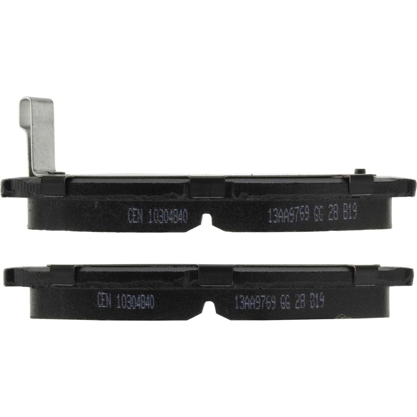 Side View of Front Disc Brake Pad Set CENTRIC 103.04840