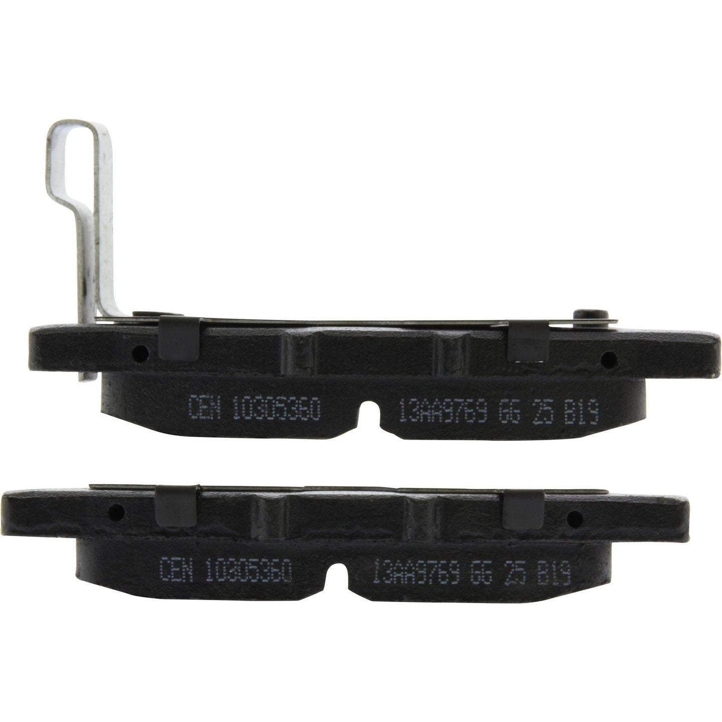 Side View of Rear Disc Brake Pad Set CENTRIC 103.05360