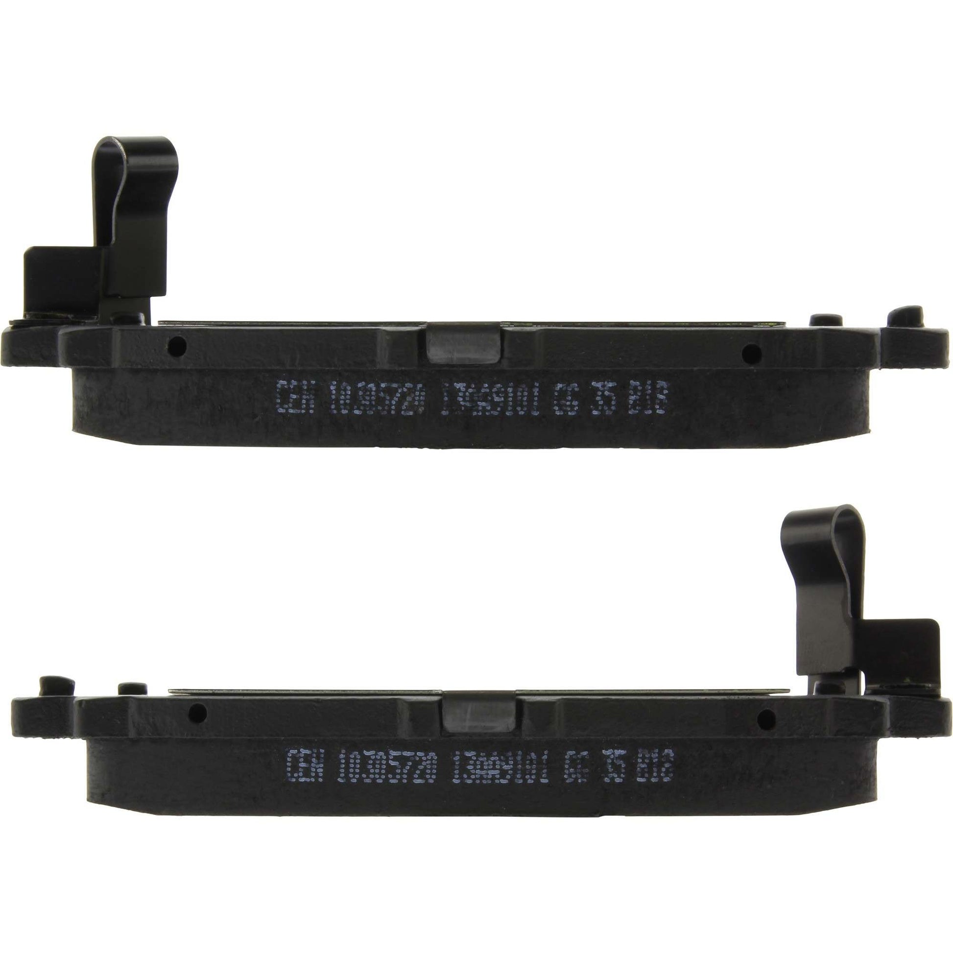 Side View of Rear Disc Brake Pad Set CENTRIC 103.05720