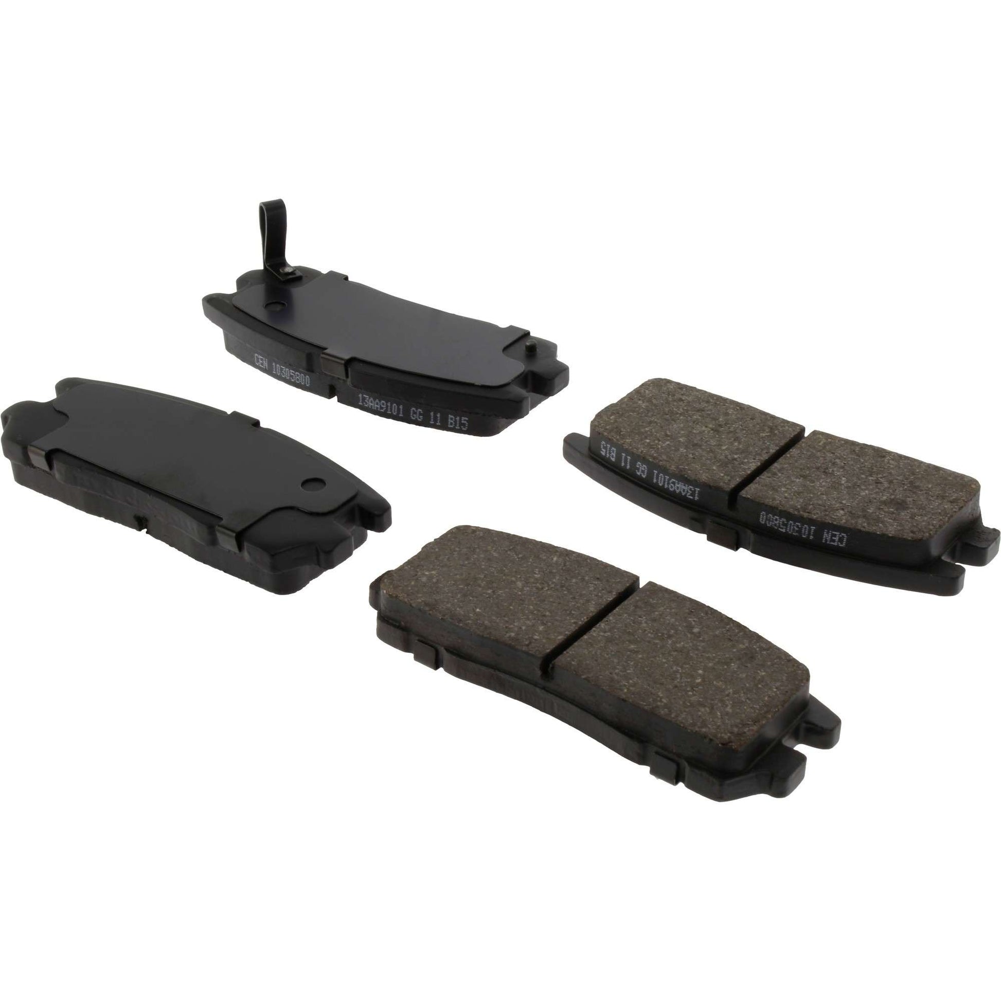 Angle View of Rear Disc Brake Pad Set CENTRIC 103.05800