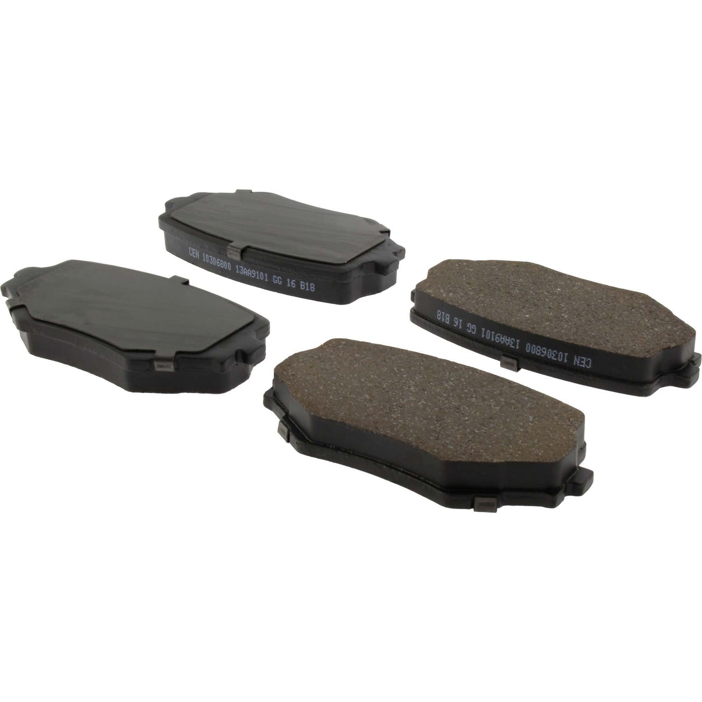 Angle View of Front Disc Brake Pad Set CENTRIC 103.06800