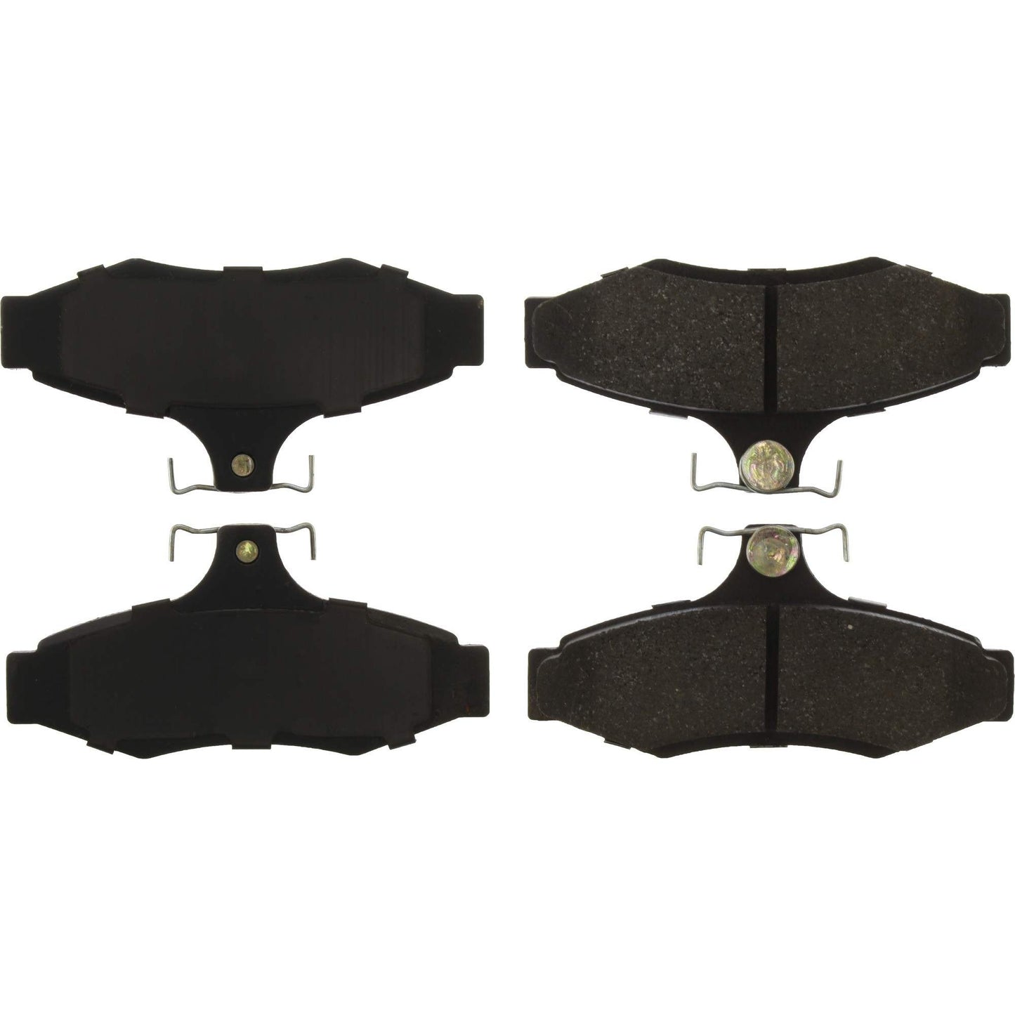 Top View of Rear Disc Brake Pad Set CENTRIC 103.07240