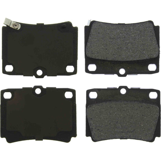 Top View of Rear Disc Brake Pad Set CENTRIC 103.07330