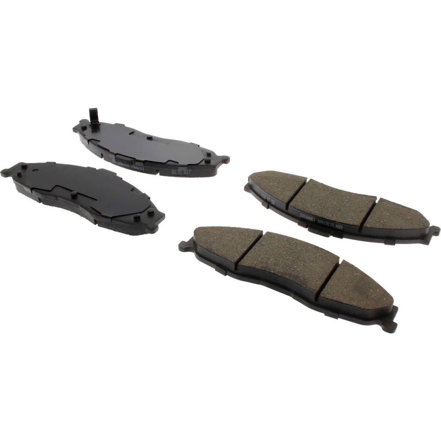 Angle View of Front Disc Brake Pad Set CENTRIC 103.07490