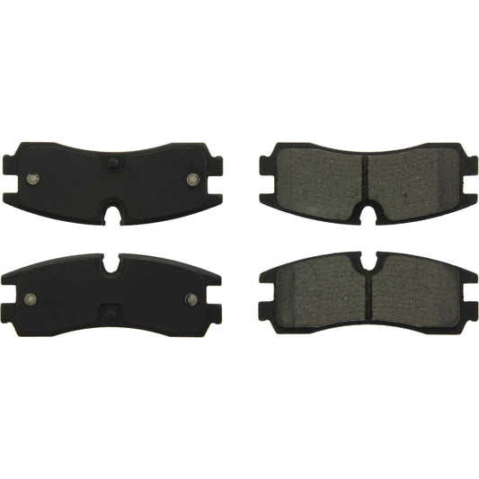 Top View of Rear Disc Brake Pad Set CENTRIC 103.07540