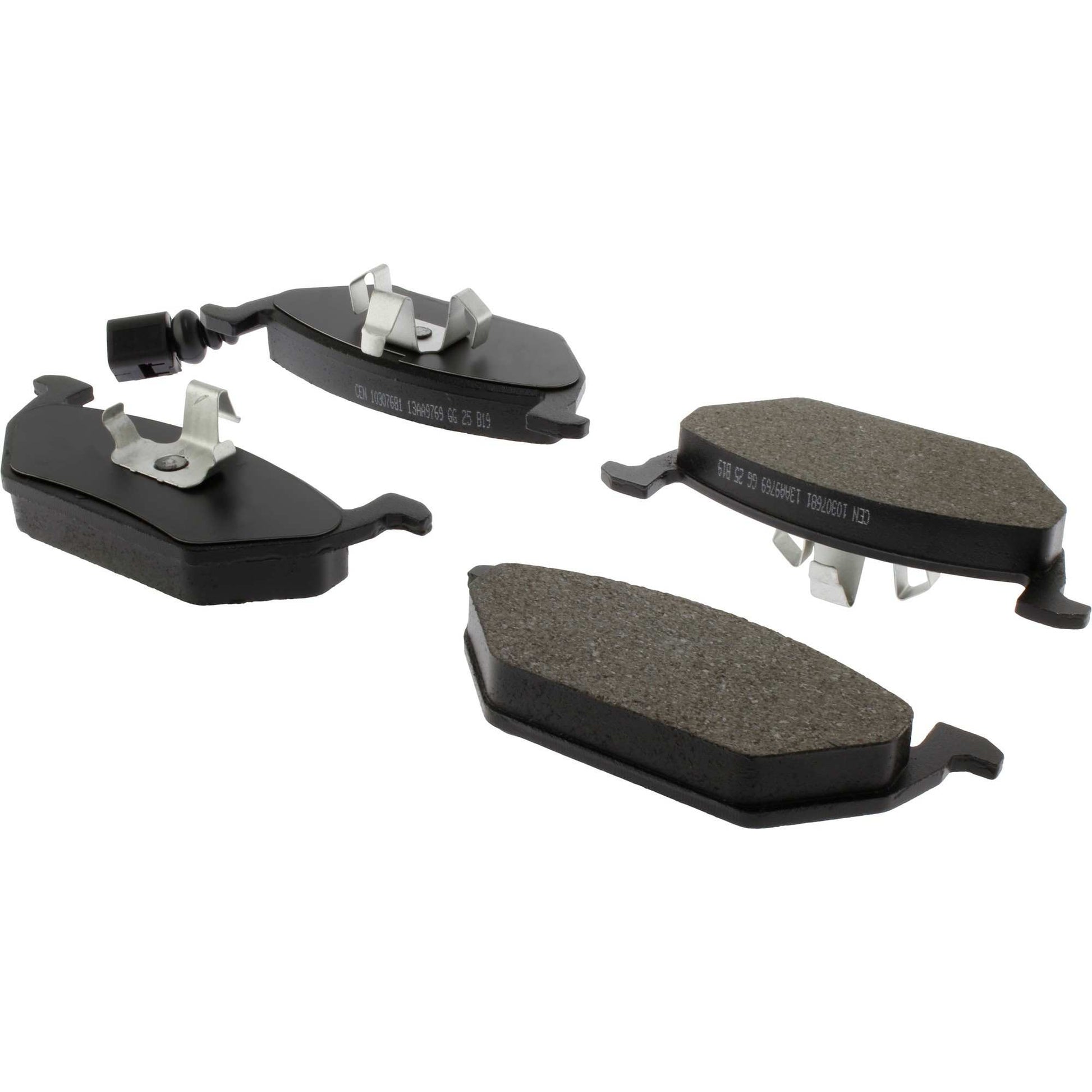 Angle View of Front Disc Brake Pad Set CENTRIC 103.07681