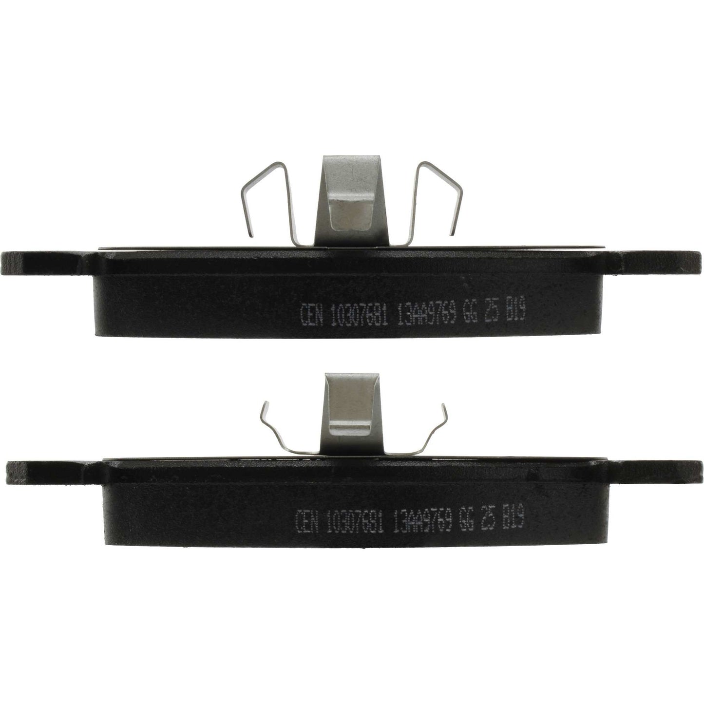 Side View of Front Disc Brake Pad Set CENTRIC 103.07681