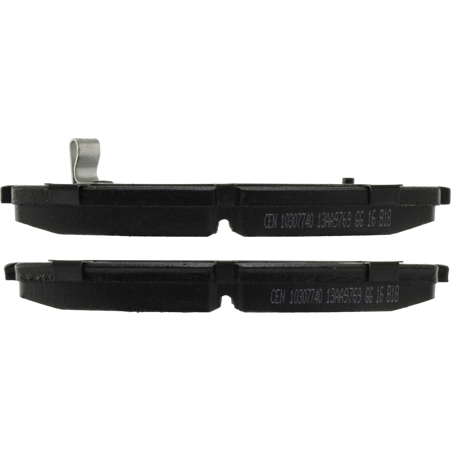 Side View of Front Disc Brake Pad Set CENTRIC 103.07740