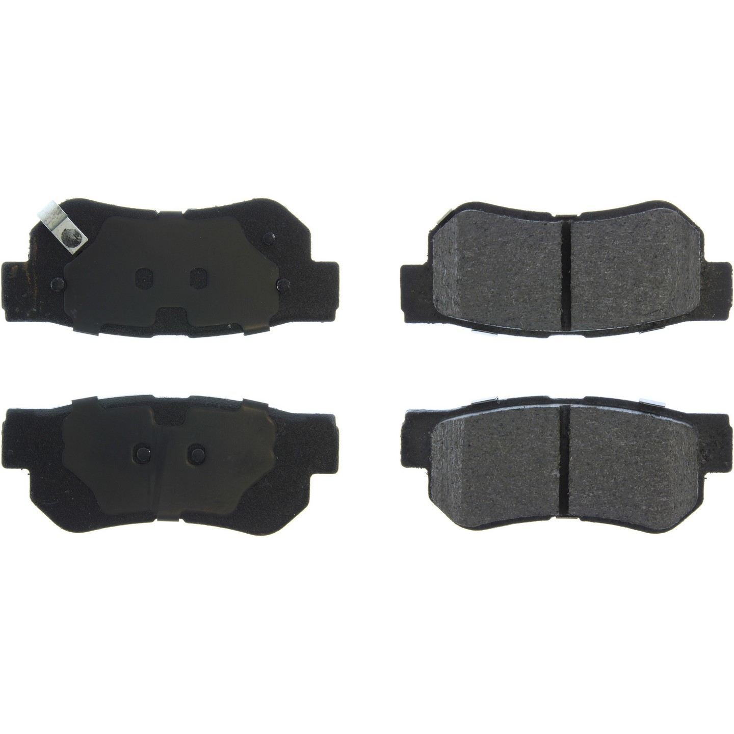 Top View of Rear Disc Brake Pad Set CENTRIC 103.08130