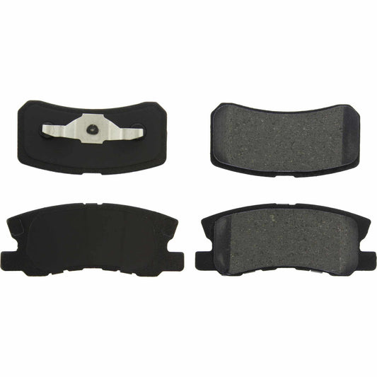 Top View of Rear Disc Brake Pad Set CENTRIC 103.08680