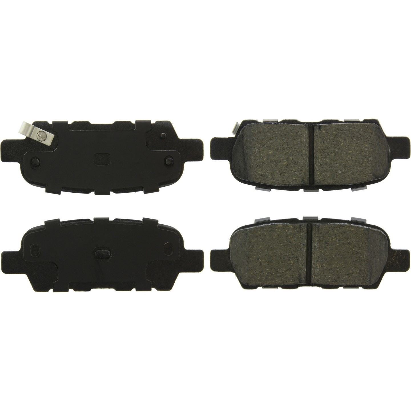 Top View of Rear Disc Brake Pad Set CENTRIC 103.09050