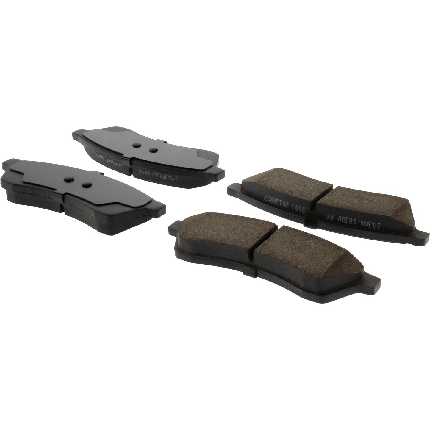 Angle View of Rear Disc Brake Pad Set CENTRIC 103.10300