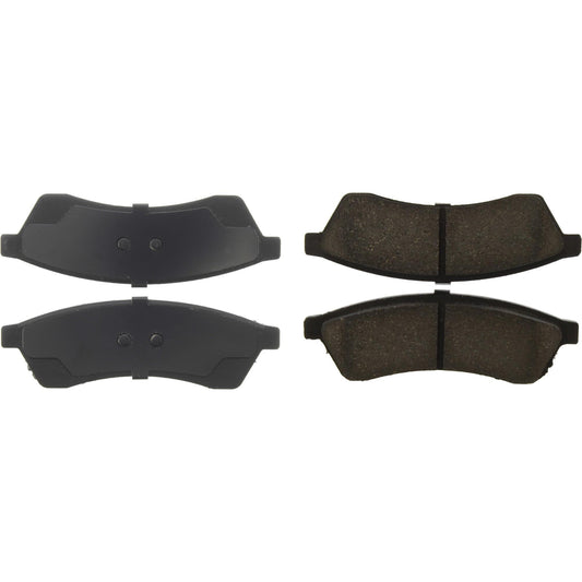 Top View of Rear Disc Brake Pad Set CENTRIC 103.10300