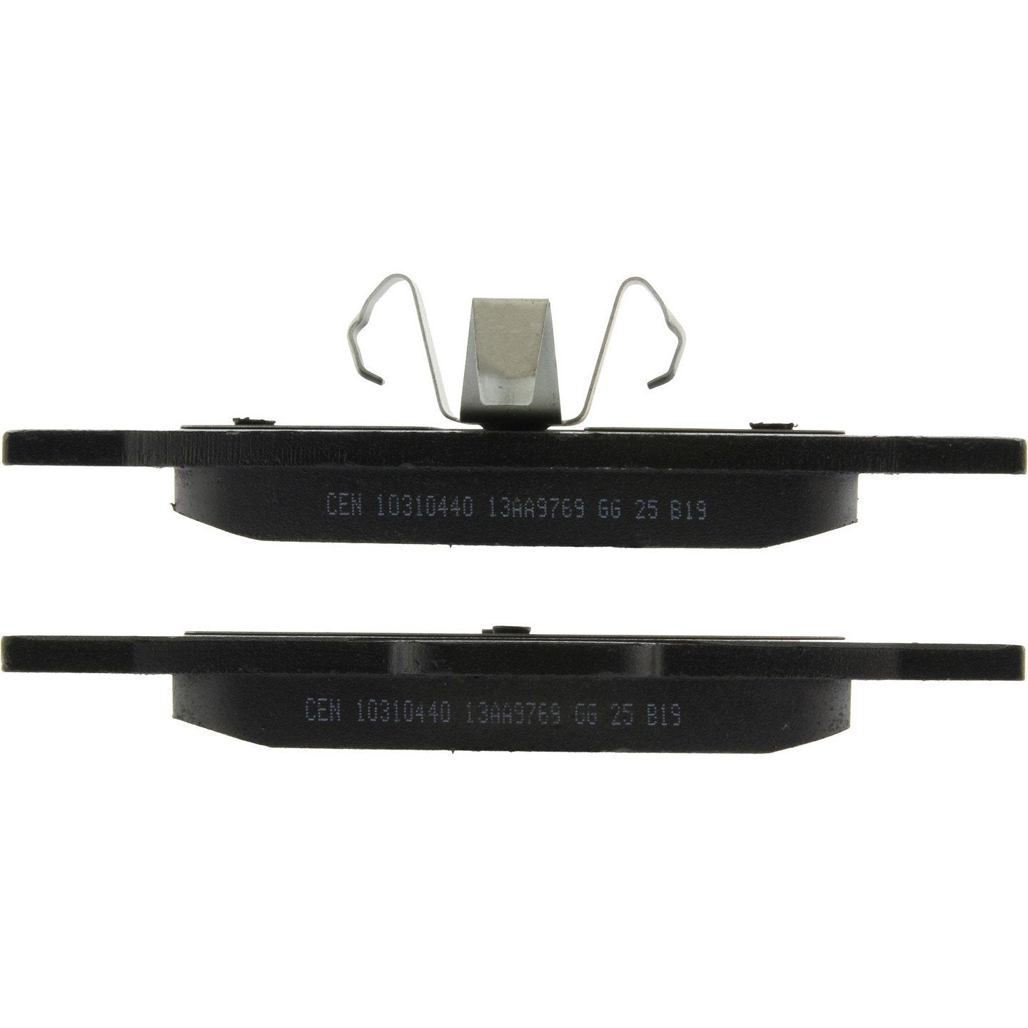 Side View of Front Disc Brake Pad Set CENTRIC 103.10440