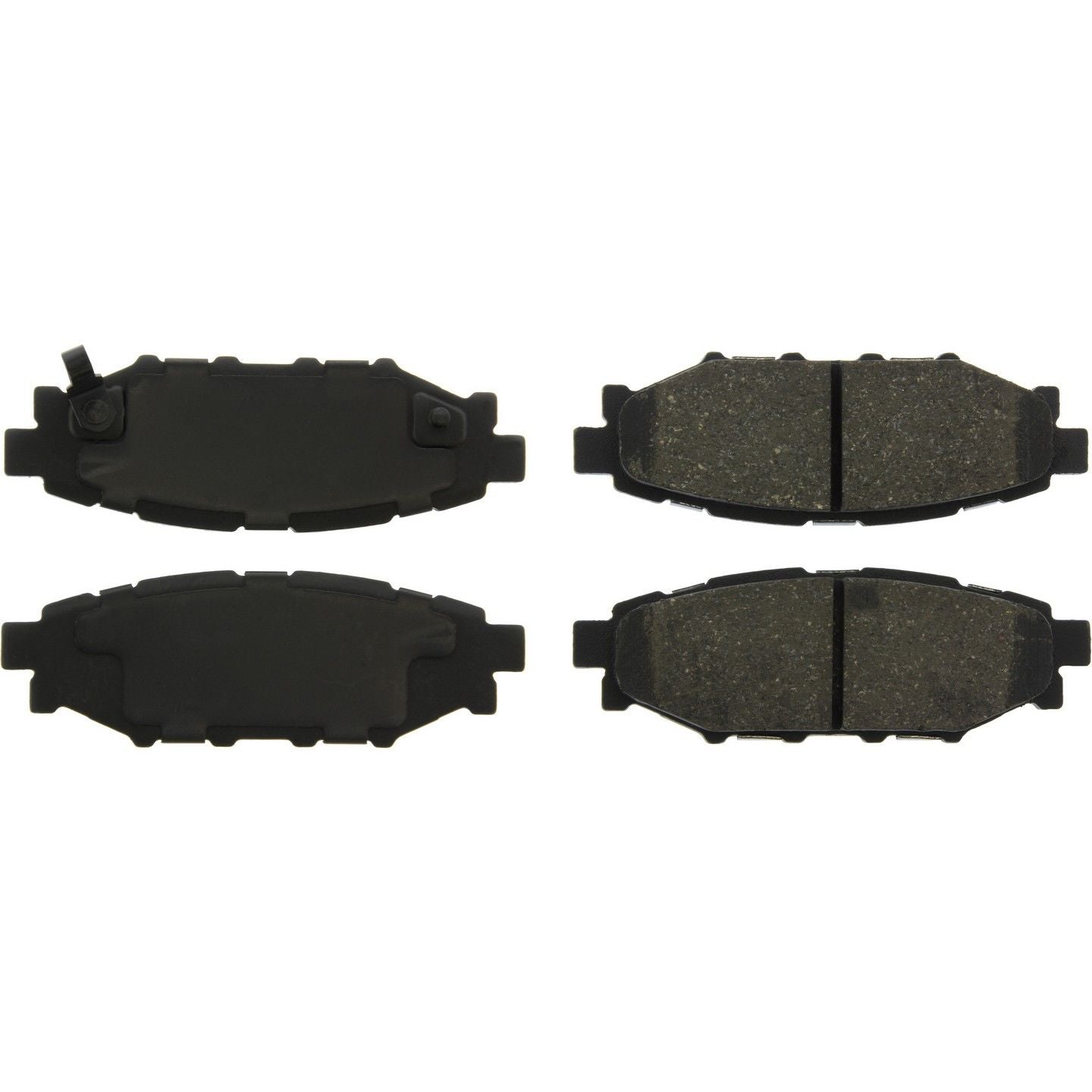 Top View of Rear Disc Brake Pad Set CENTRIC 103.11140