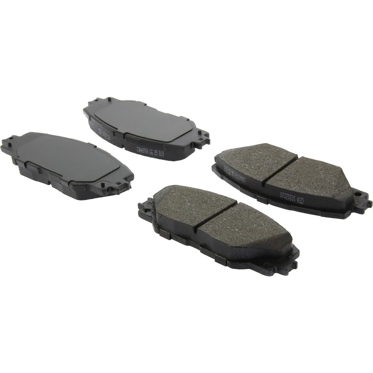 Angle View of Front Disc Brake Pad Set CENTRIC 103.12110