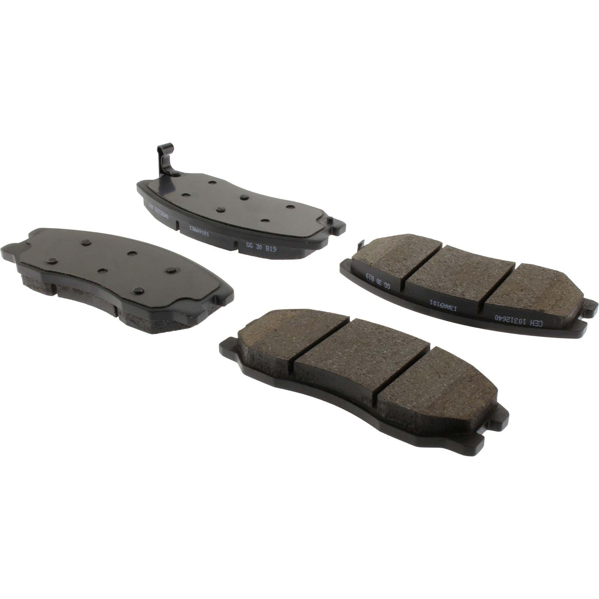 Angle View of Front Disc Brake Pad Set CENTRIC 103.12640