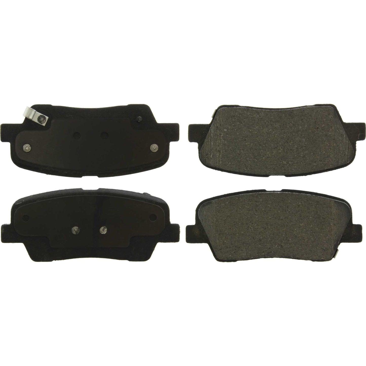 Top View of Rear Disc Brake Pad Set CENTRIC 103.12840