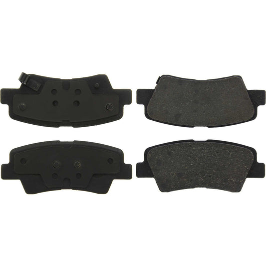 Top View of Rear Disc Brake Pad Set CENTRIC 103.13130