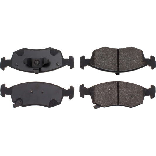 Top View of Front Disc Brake Pad Set CENTRIC 103.15680