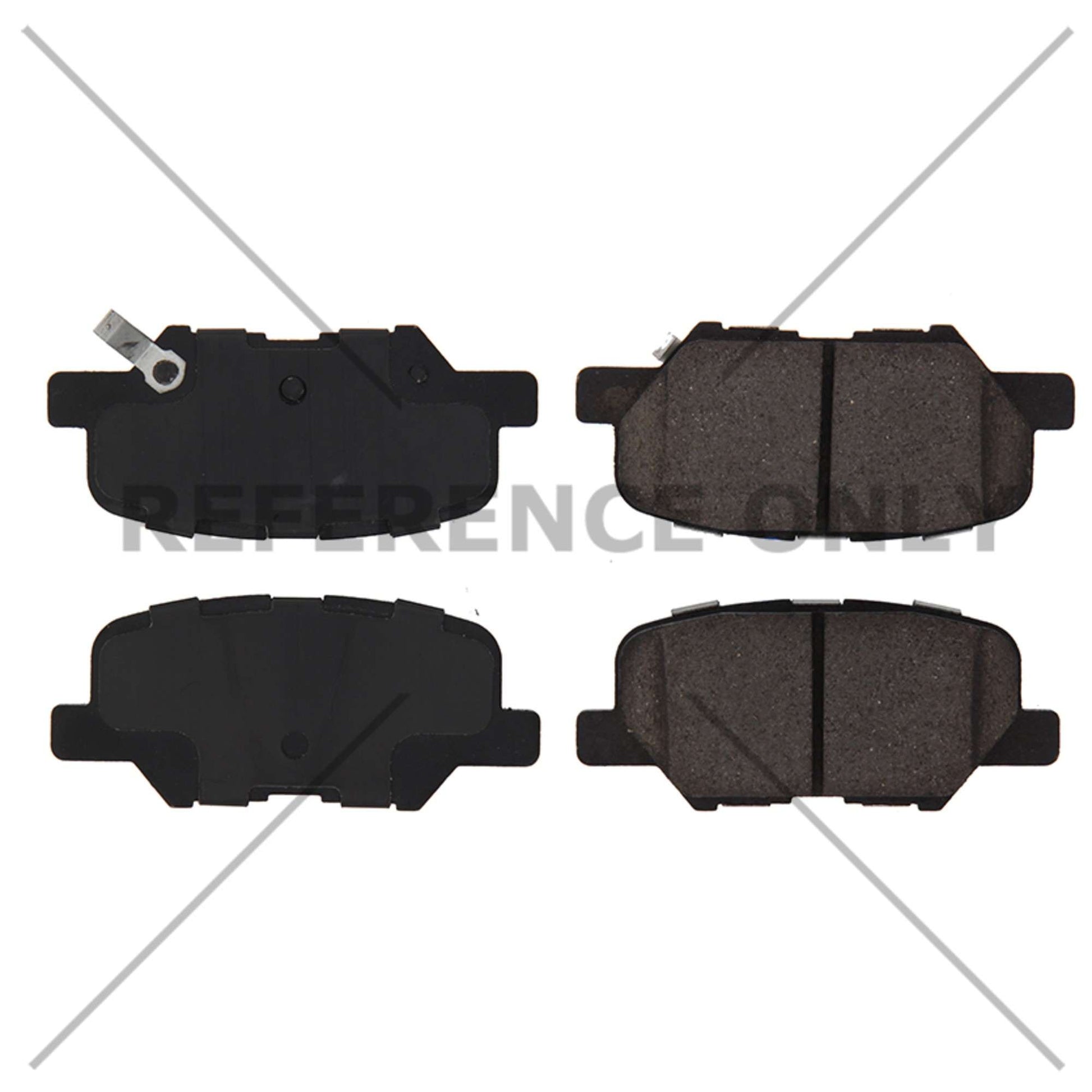 Top View of Rear Disc Brake Pad Set CENTRIC 103.16790