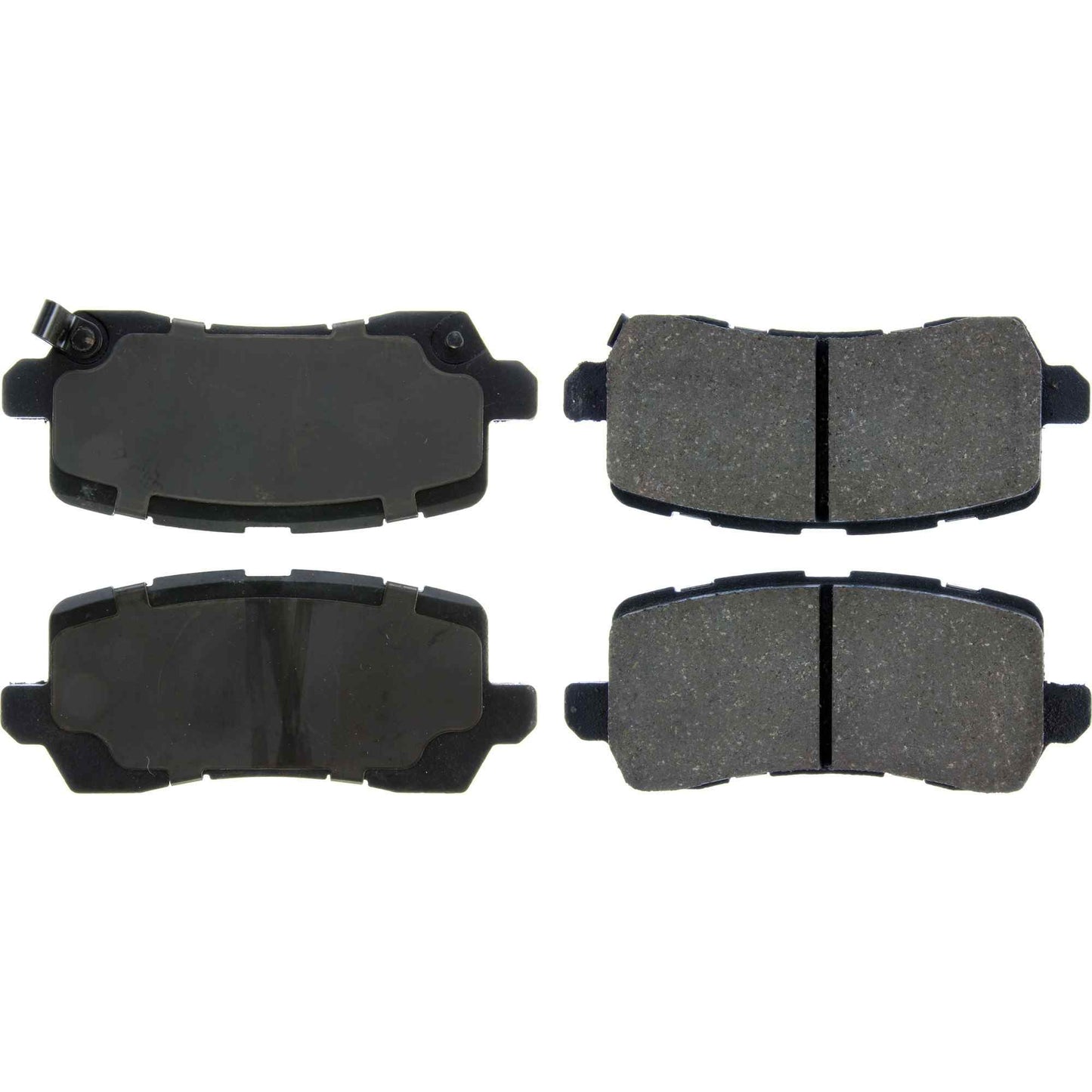 Top View of Rear Disc Brake Pad Set CENTRIC 103.16980