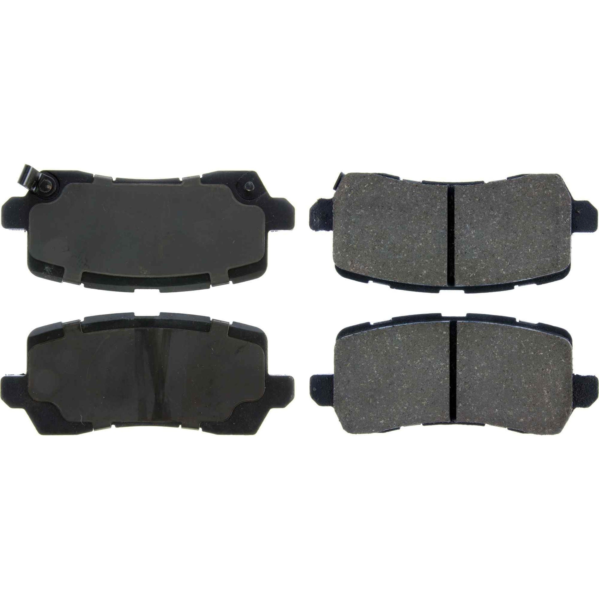 Top View of Rear Disc Brake Pad Set CENTRIC 103.16980