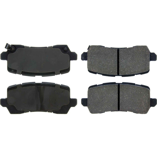 Top View of Rear Disc Brake Pad Set CENTRIC 103.16980