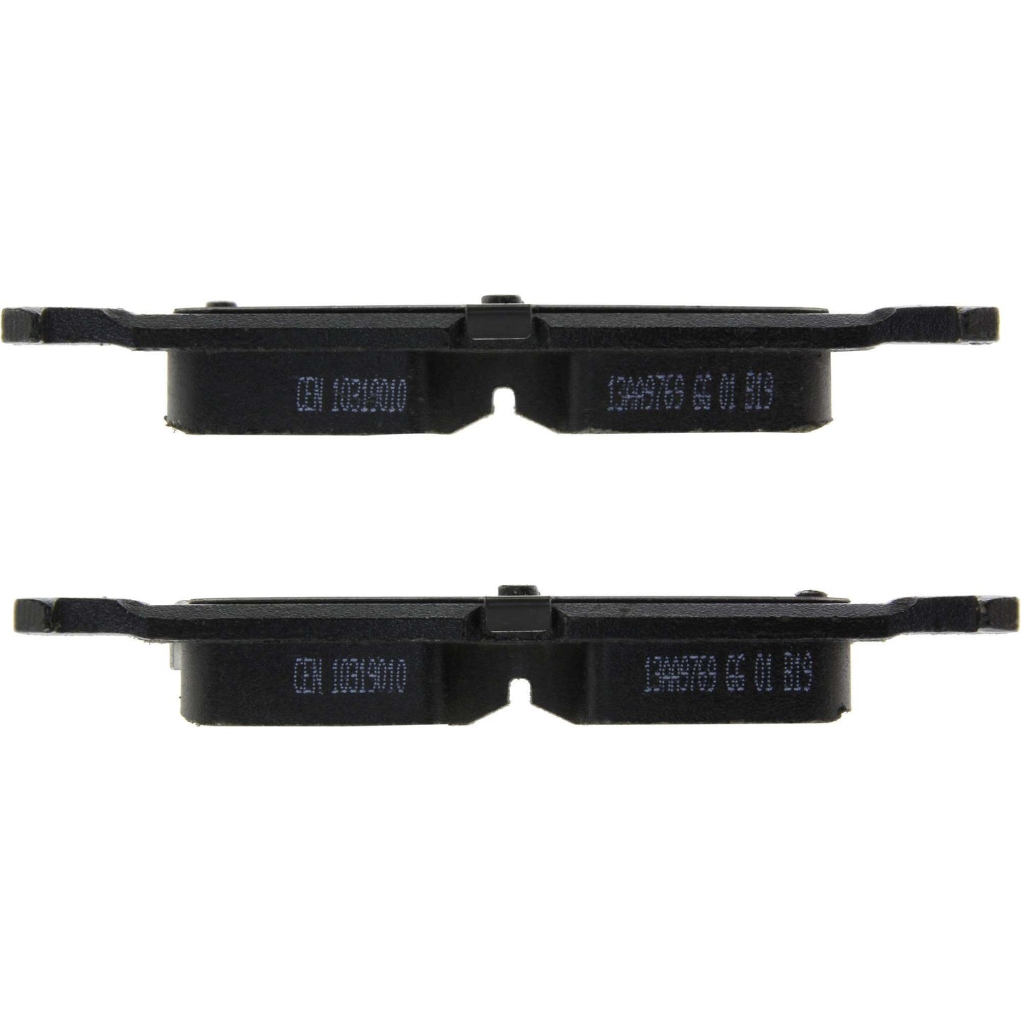 Side View of Rear Disc Brake Pad Set CENTRIC 103.19010