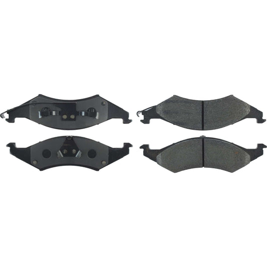 Top View of Front Disc Brake Pad Set CENTRIC 104.03240