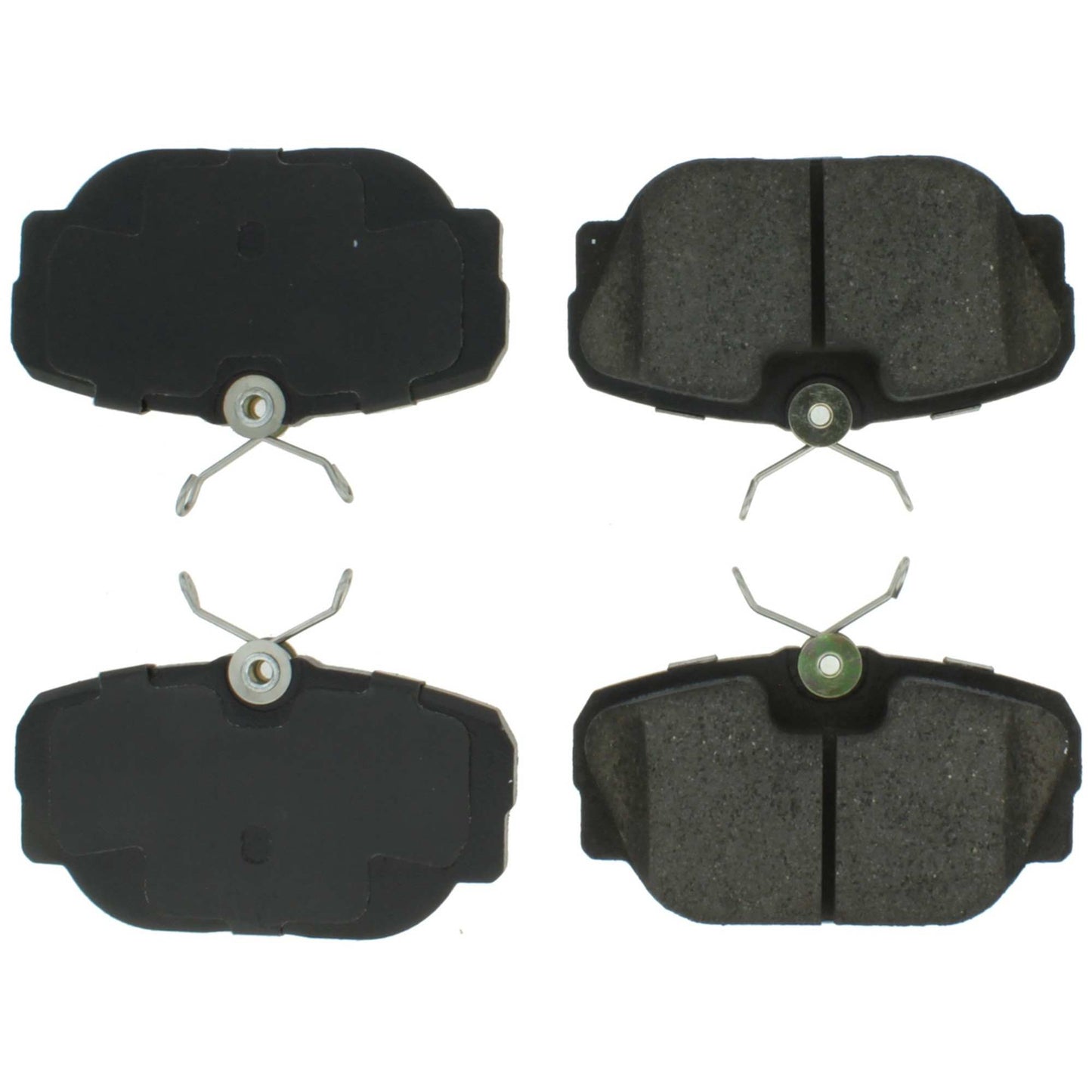 Top View of Rear Disc Brake Pad Set CENTRIC 104.04930