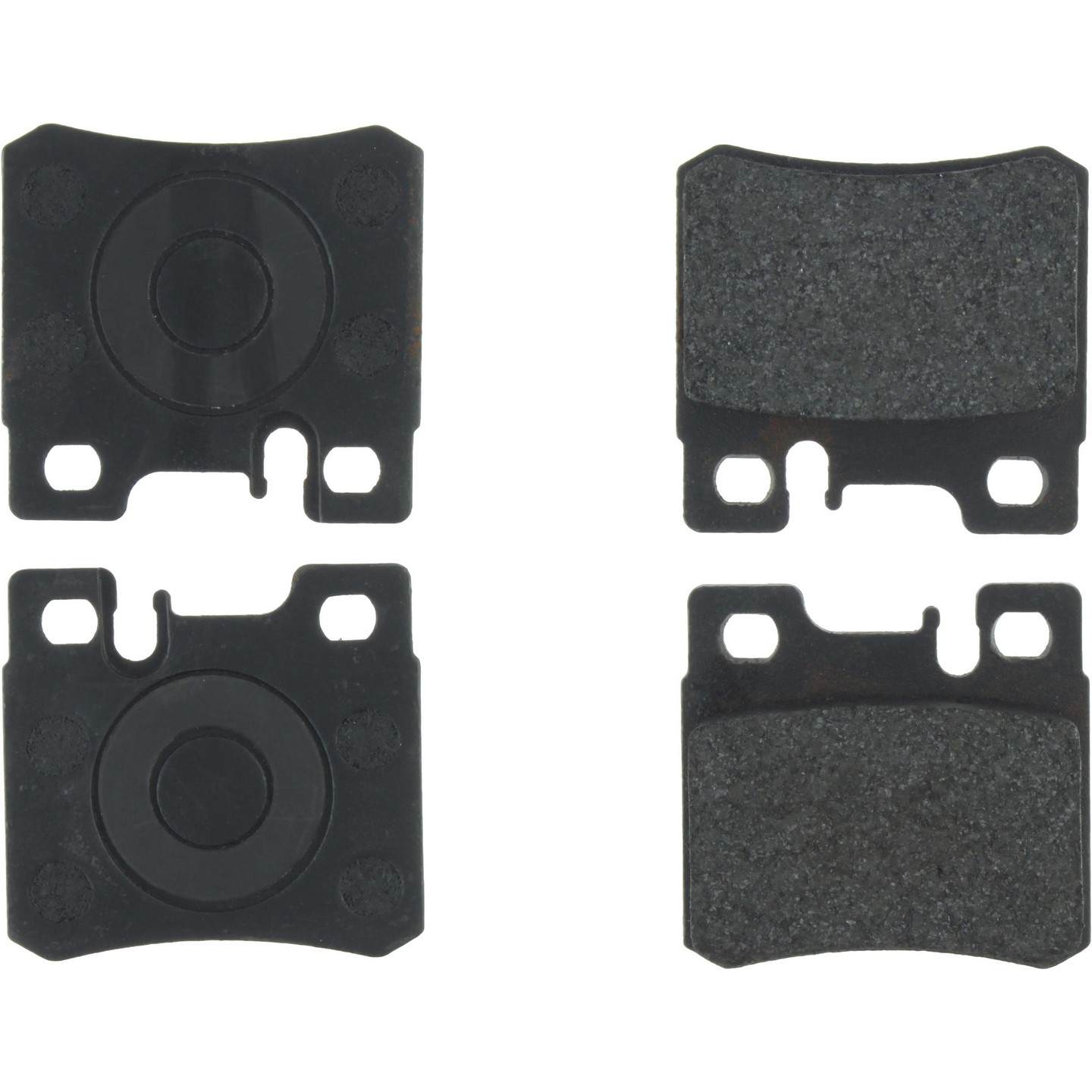 Top View of Rear Disc Brake Pad Set CENTRIC 104.04950