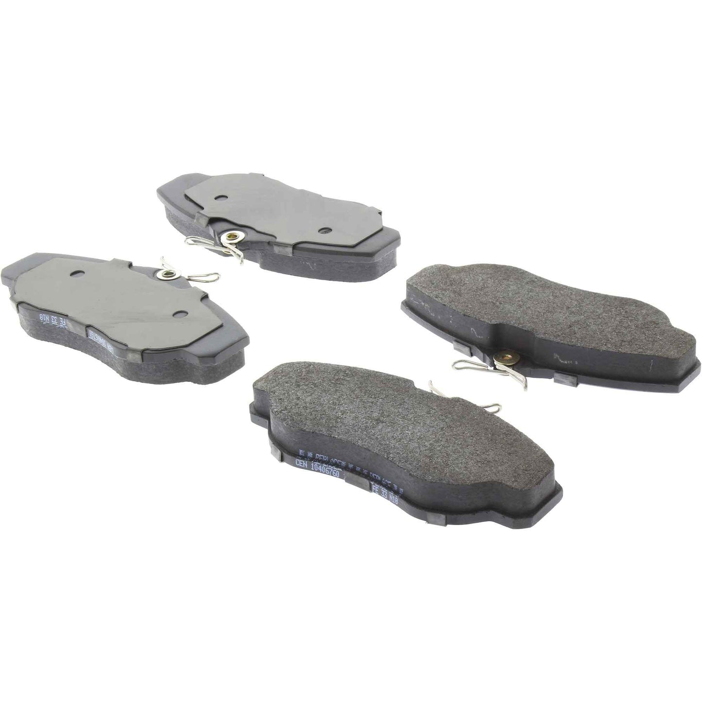 Angle View of Front Disc Brake Pad Set CENTRIC 104.06760