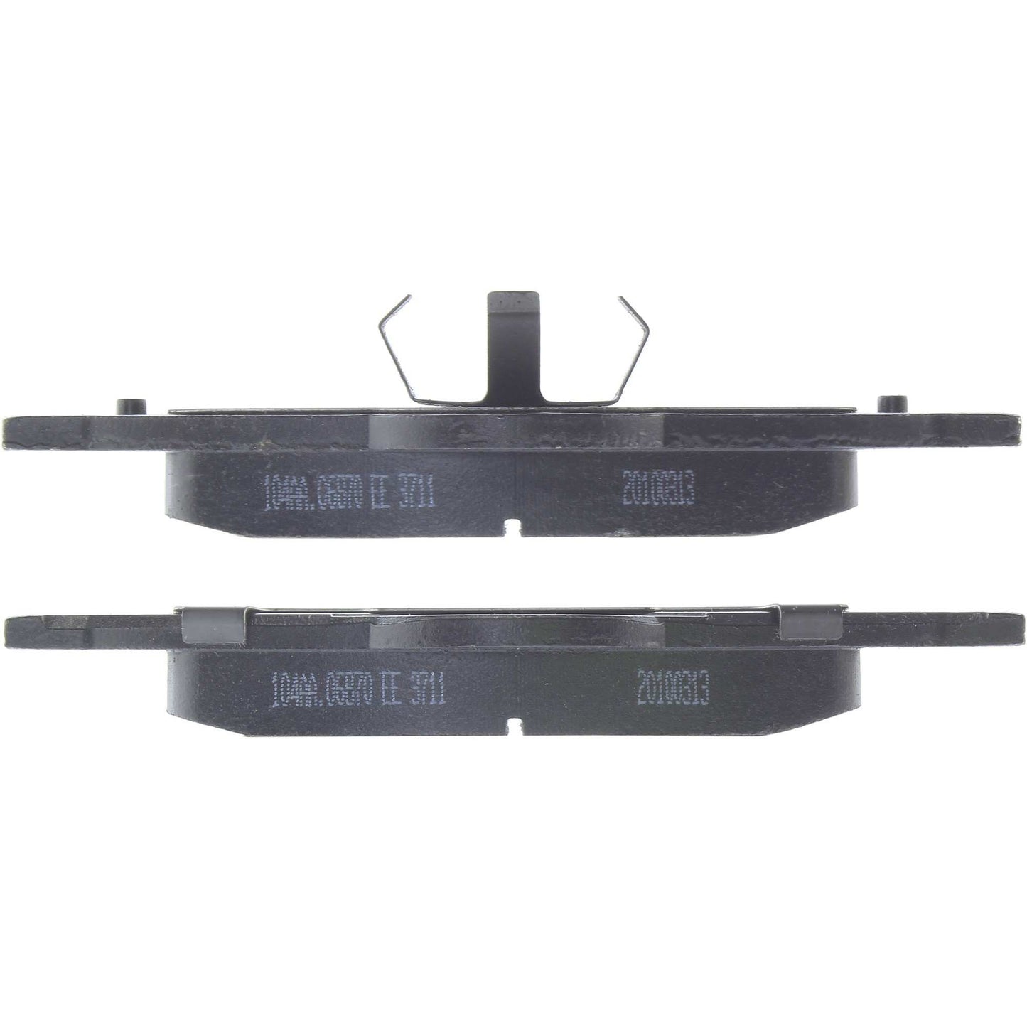 Side View of Front Disc Brake Pad Set CENTRIC 104.06870