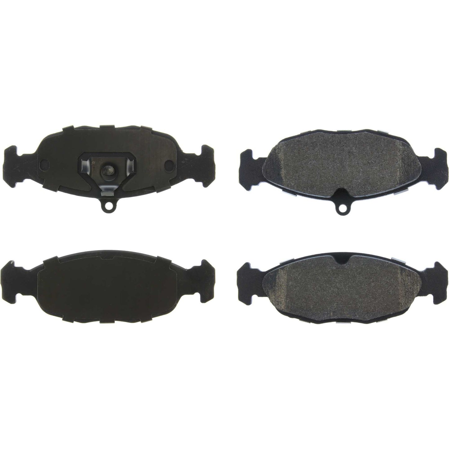 Top View of Rear Disc Brake Pad Set CENTRIC 104.06880