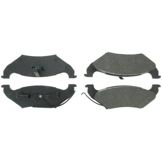 Top View of Rear Disc Brake Pad Set CENTRIC 104.07150