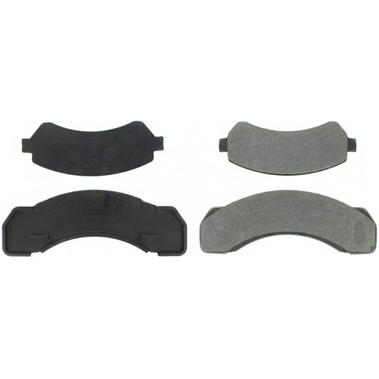 Top View of Rear Disc Brake Pad Set CENTRIC 104.07170