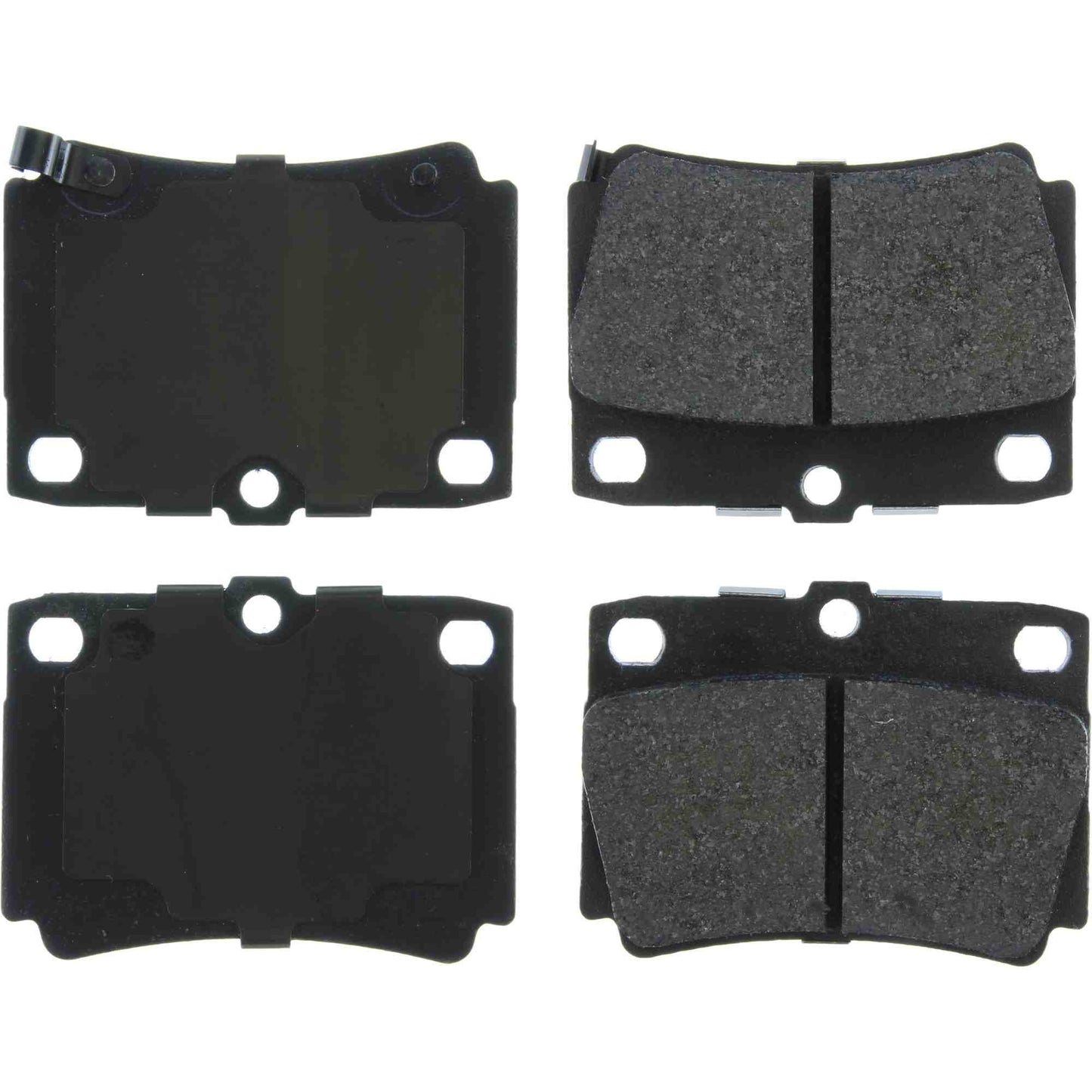 Top View of Rear Disc Brake Pad Set CENTRIC 104.07330