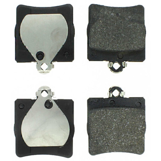 Top View of Rear Disc Brake Pad Set CENTRIC 104.07790