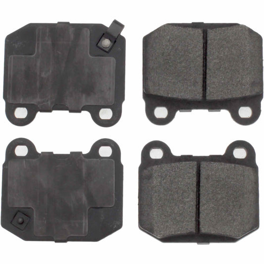 Top View of Rear Disc Brake Pad Set CENTRIC 104.09611