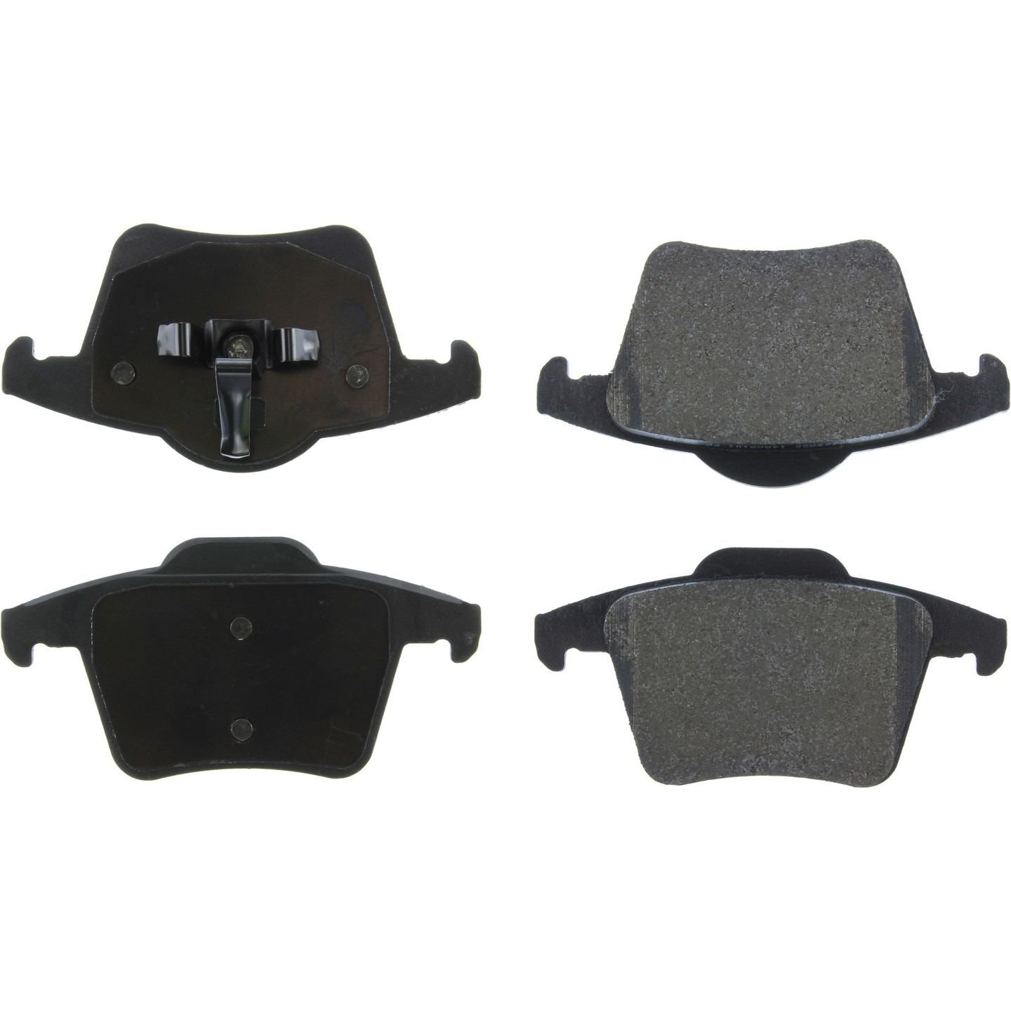 Top View of Rear Disc Brake Pad Set CENTRIC 104.09800