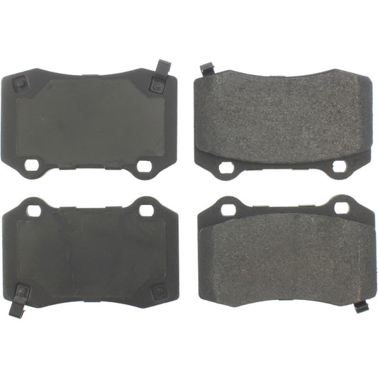 Top View of Rear Disc Brake Pad Set CENTRIC 104.10530