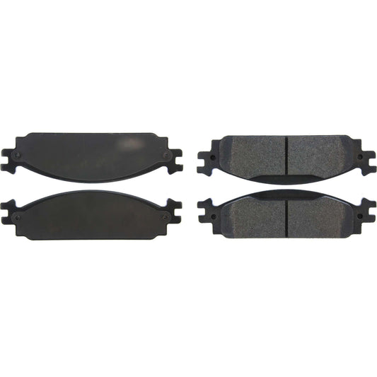 Top View of Front Disc Brake Pad Set CENTRIC 104.13760