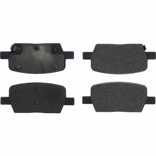 Top View of Rear Disc Brake Pad Set CENTRIC 104.19140