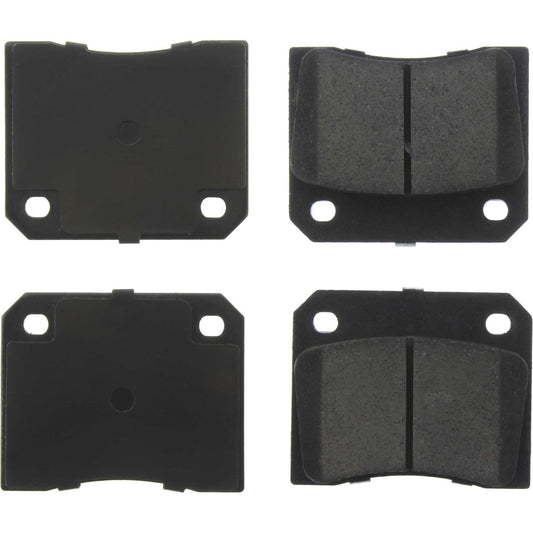 Top View of Rear Disc Brake Pad Set CENTRIC 105.00090