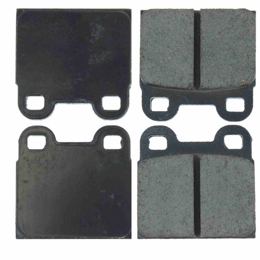 Top View of Rear Disc Brake Pad Set CENTRIC 105.00300