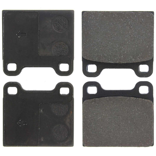 Top View of Rear Disc Brake Pad Set CENTRIC 105.00310