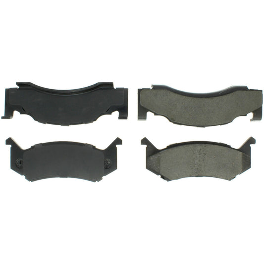 Top View of Front Disc Brake Pad Set CENTRIC 105.01230